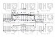 BDC3244 Brzdový kotouč QUINTON HAZELL