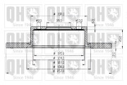 BDC3440 Brzdový kotouč QUINTON HAZELL