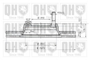 BDC3502 Brzdový kotouč QUINTON HAZELL