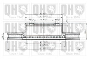 BDC3507 Brzdový kotouč QUINTON HAZELL
