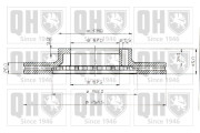 BDC3537 Brzdový kotouč QUINTON HAZELL