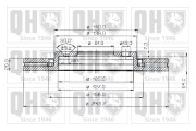 BDC3553 Brzdový kotouč QUINTON HAZELL