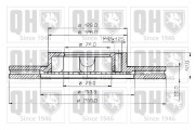 BDC3708 Brzdový kotouč QUINTON HAZELL