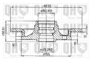 BDC3732 Brzdový kotouč QUINTON HAZELL