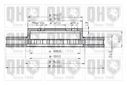 BDC3817 Brzdový kotouč QUINTON HAZELL