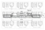 BDC4358 Brzdový kotouč QUINTON HAZELL