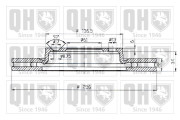 BDC4504 Brzdový kotouč QUINTON HAZELL