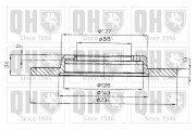 BDC4592 Brzdový kotouč QUINTON HAZELL