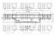 BDC4803 Brzdový kotouč QUINTON HAZELL