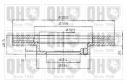 BDC4818 Brzdový kotouč QUINTON HAZELL