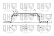 BDC4840 Brzdový kotouč QUINTON HAZELL