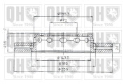 BDC5016 Brzdový kotouč QUINTON HAZELL