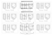 BFK815 Sada příslušenství, obložení kotoučové brzdy QUINTON HAZELL
