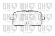 BP1197 Sada brzdových destiček, kotoučová brzda QUINTON HAZELL