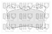 BP1723 Sada brzdových destiček, kotoučová brzda QUINTON HAZELL