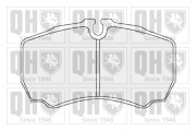 BP1734 Sada brzdových destiček, kotoučová brzda QUINTON HAZELL