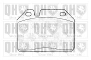 BP273 Sada brzdových destiček, kotoučová brzda QUINTON HAZELL