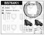 BS764K1 Sada brzdových čelistí QUINTON HAZELL