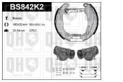 BS842K2 Sada brzdových čelistí QUINTON HAZELL