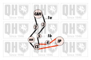 QBK148 ozubení,sada rozvodového řemene QUINTON HAZELL