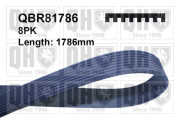 QBR81786 ozubený klínový řemen QUINTON HAZELL