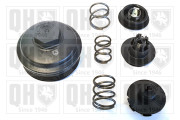 QOC1054 Kryt, pouzdro olejového filtru TJ Filters QUINTON HAZELL