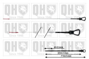 QOD170 Odměrka hladiny oleje QUINTON HAZELL