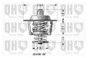 QTH109 Termostat, chladivo QUINTON HAZELL