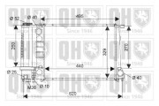 QER1021 QUINTON HAZELL chladič motora QER1021 QUINTON HAZELL