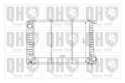 QER1025 QUINTON HAZELL chladič motora QER1025 QUINTON HAZELL