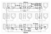 QER1131 Chladič, chlazení motoru QUINTON HAZELL