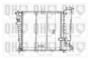 QER1280 QUINTON HAZELL chladič motora QER1280 QUINTON HAZELL