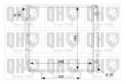 QER1486 Chladič, chlazení motoru QUINTON HAZELL