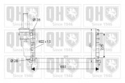 QER1545 QUINTON HAZELL chladič motora QER1545 QUINTON HAZELL