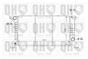 QER1651 Chladič, chlazení motoru QUINTON HAZELL