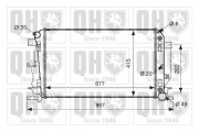 QER1764 QUINTON HAZELL chladič motora QER1764 QUINTON HAZELL