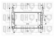QER1869 Chladič, chlazení motoru QUINTON HAZELL
