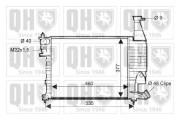 QER1906 Chladič, chlazení motoru QUINTON HAZELL