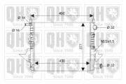 QER1970 Chladič, chlazení motoru QUINTON HAZELL
