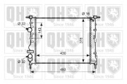 QER1972 Chladič, chlazení motoru QUINTON HAZELL