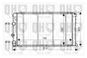 QER1980 QUINTON HAZELL chladič motora QER1980 QUINTON HAZELL