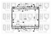 QER2036 QUINTON HAZELL chladič motora QER2036 QUINTON HAZELL