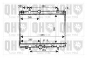 QER2052 Chladič, chlazení motoru QUINTON HAZELL
