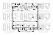 QER2068 QUINTON HAZELL chladič motora QER2068 QUINTON HAZELL