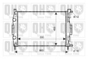 QER2072 Chladič, chlazení motoru QUINTON HAZELL