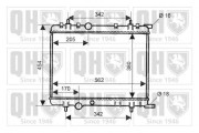 QER2076 QUINTON HAZELL chladič motora QER2076 QUINTON HAZELL