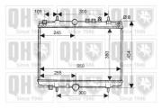 QER2102 QUINTON HAZELL chladič motora QER2102 QUINTON HAZELL