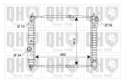 QER2130 Chladič, chlazení motoru QUINTON HAZELL