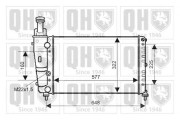 QER2169 QUINTON HAZELL chladič motora QER2169 QUINTON HAZELL