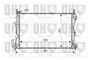 QER2270 QUINTON HAZELL chladič motora QER2270 QUINTON HAZELL